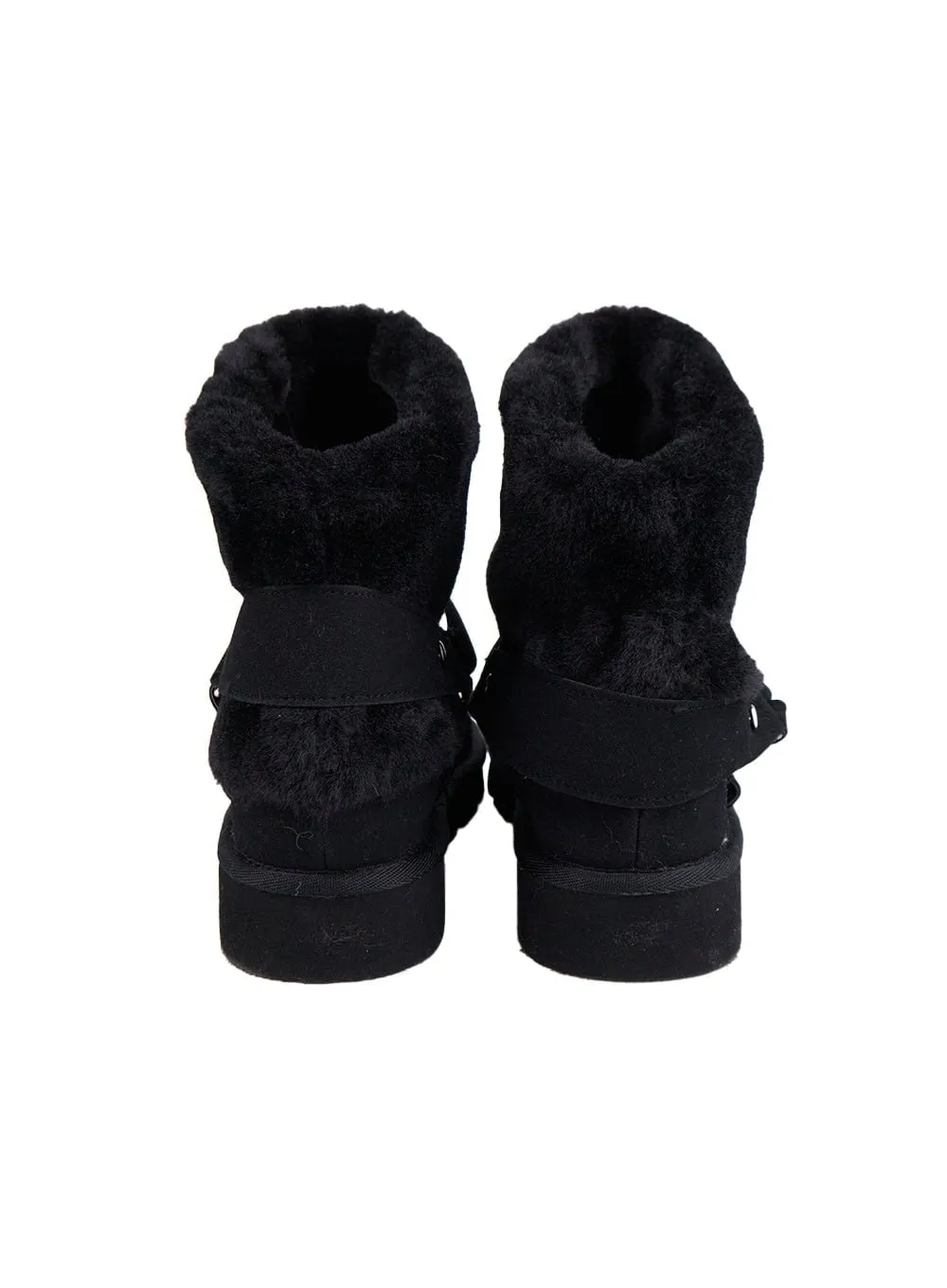 Warm Fuzzy Buckle Boots IN427