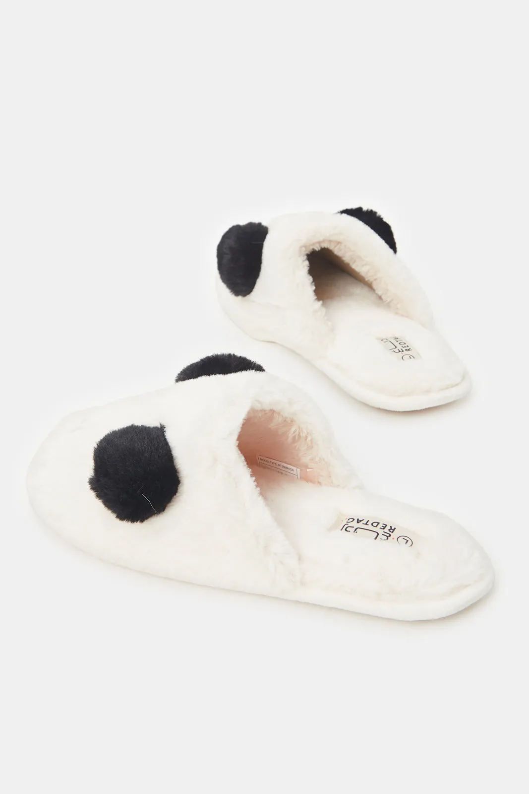 Women Ivory Panda Slipper