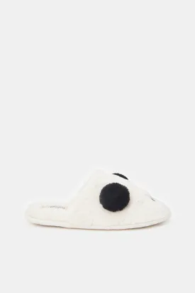 Women Ivory Panda Slipper