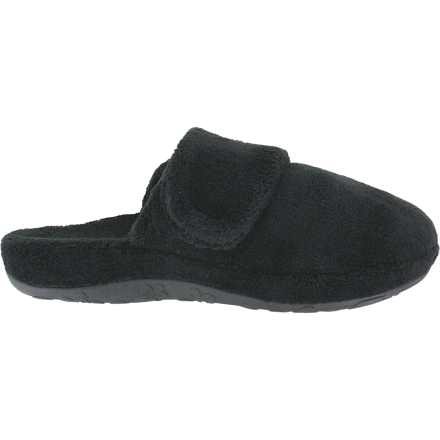 Women's Aetrex Mandy Black Terrycloth