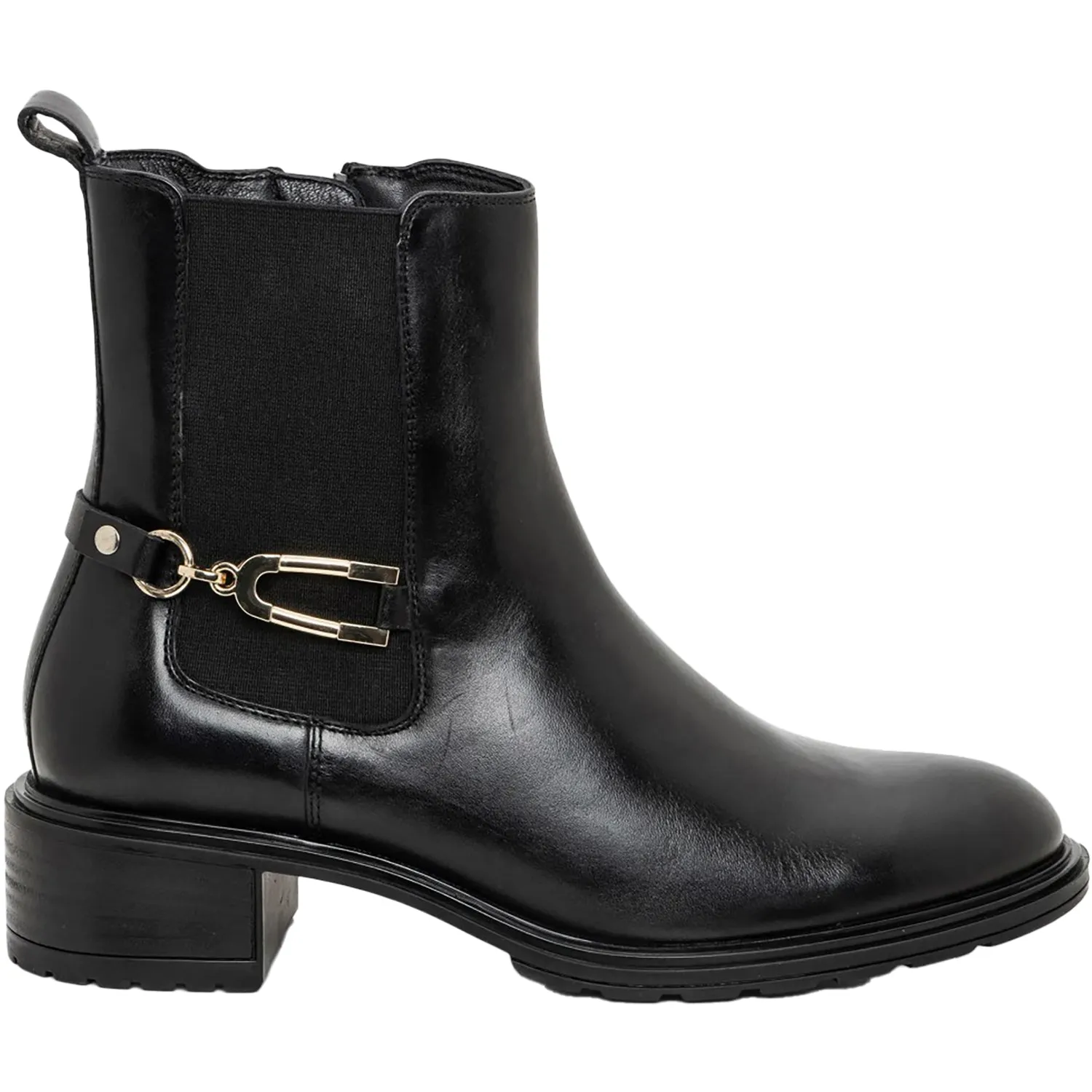 Women's Ara Plumeria Black Calf Leather