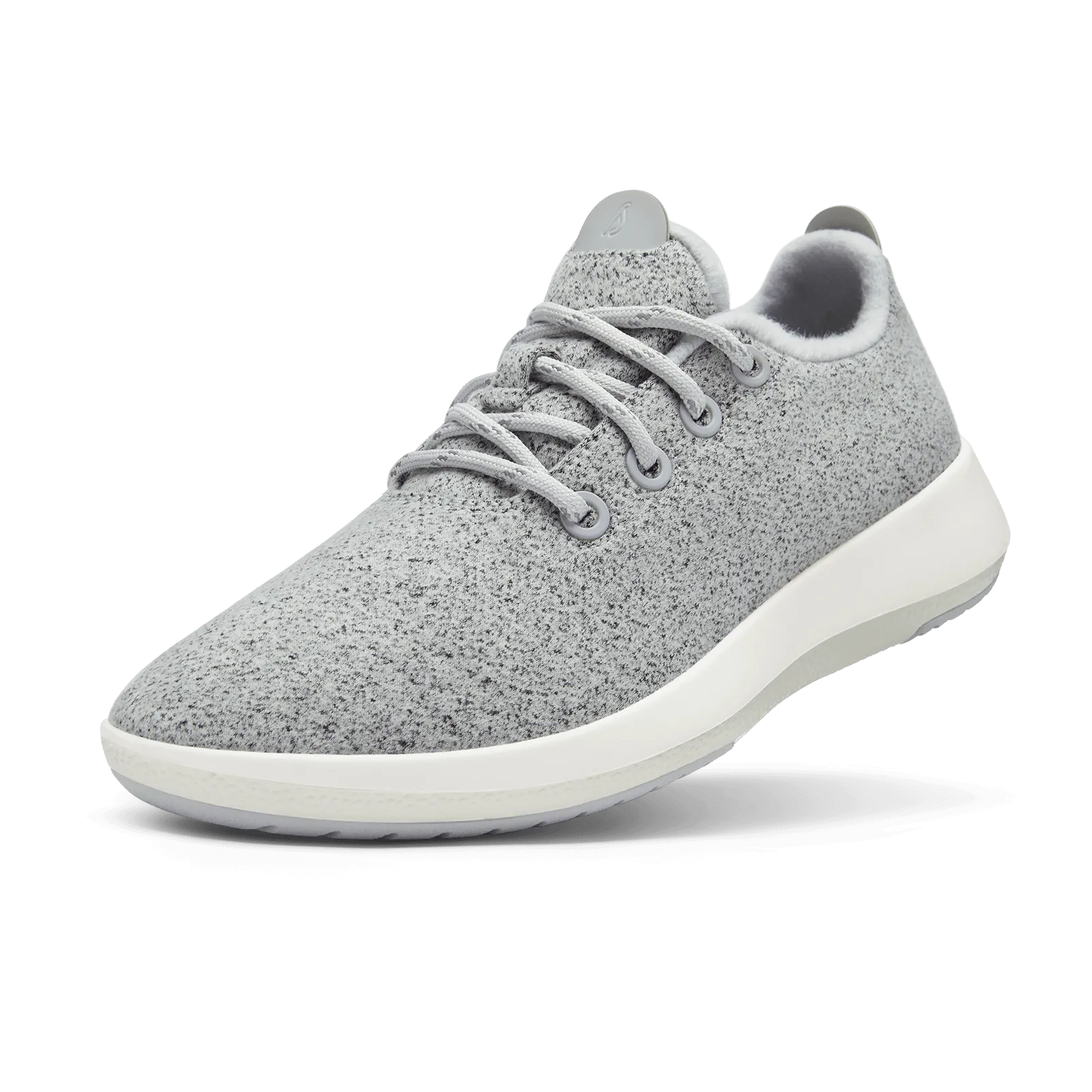 Women's Wool Runner Mizzles - Light Grey (Natural White Sole) - 1