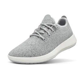 Women's Wool Runner Mizzles - Light Grey (Natural White Sole) - 1